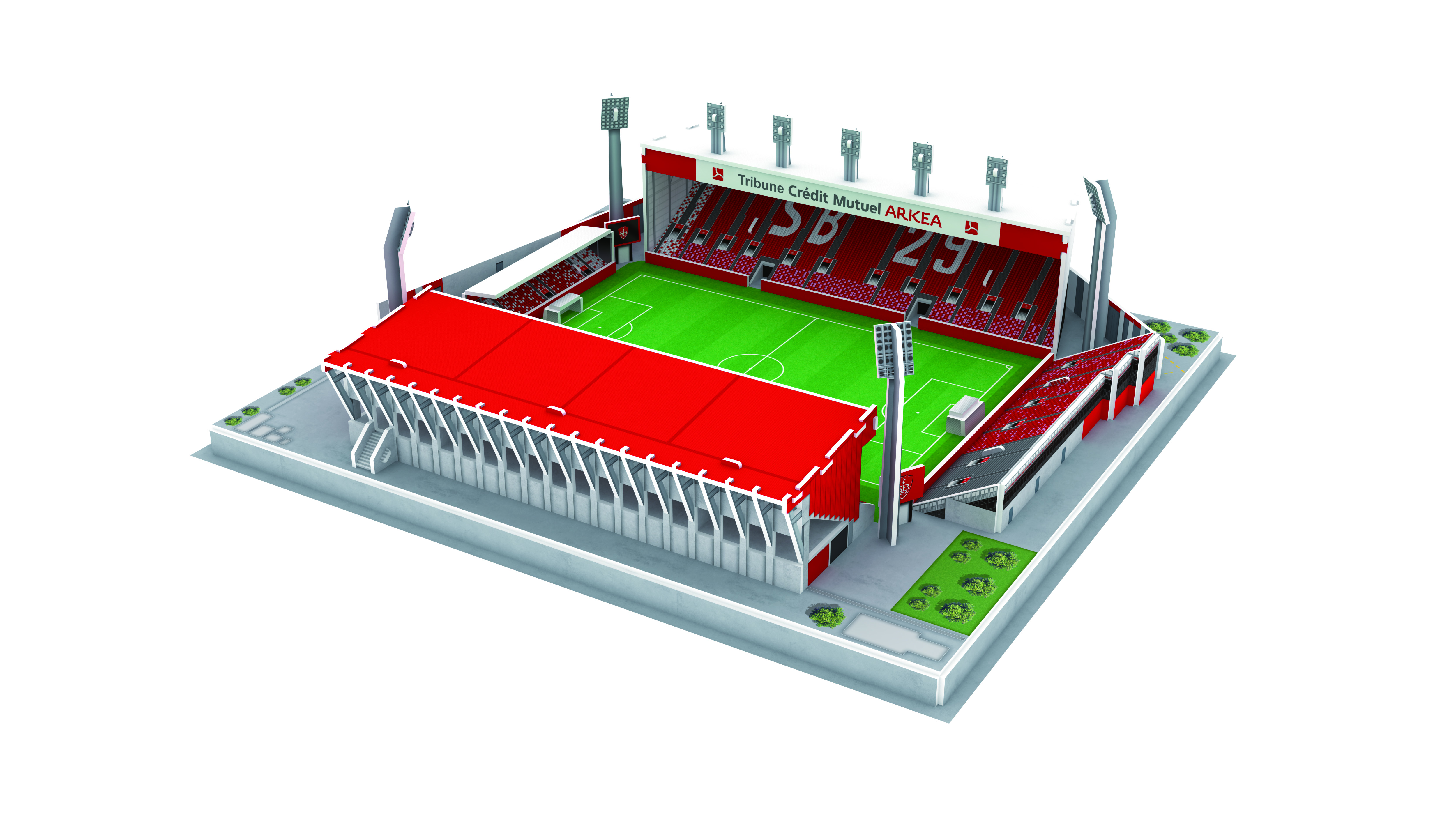 Puzzle 3D Stade Brestois
