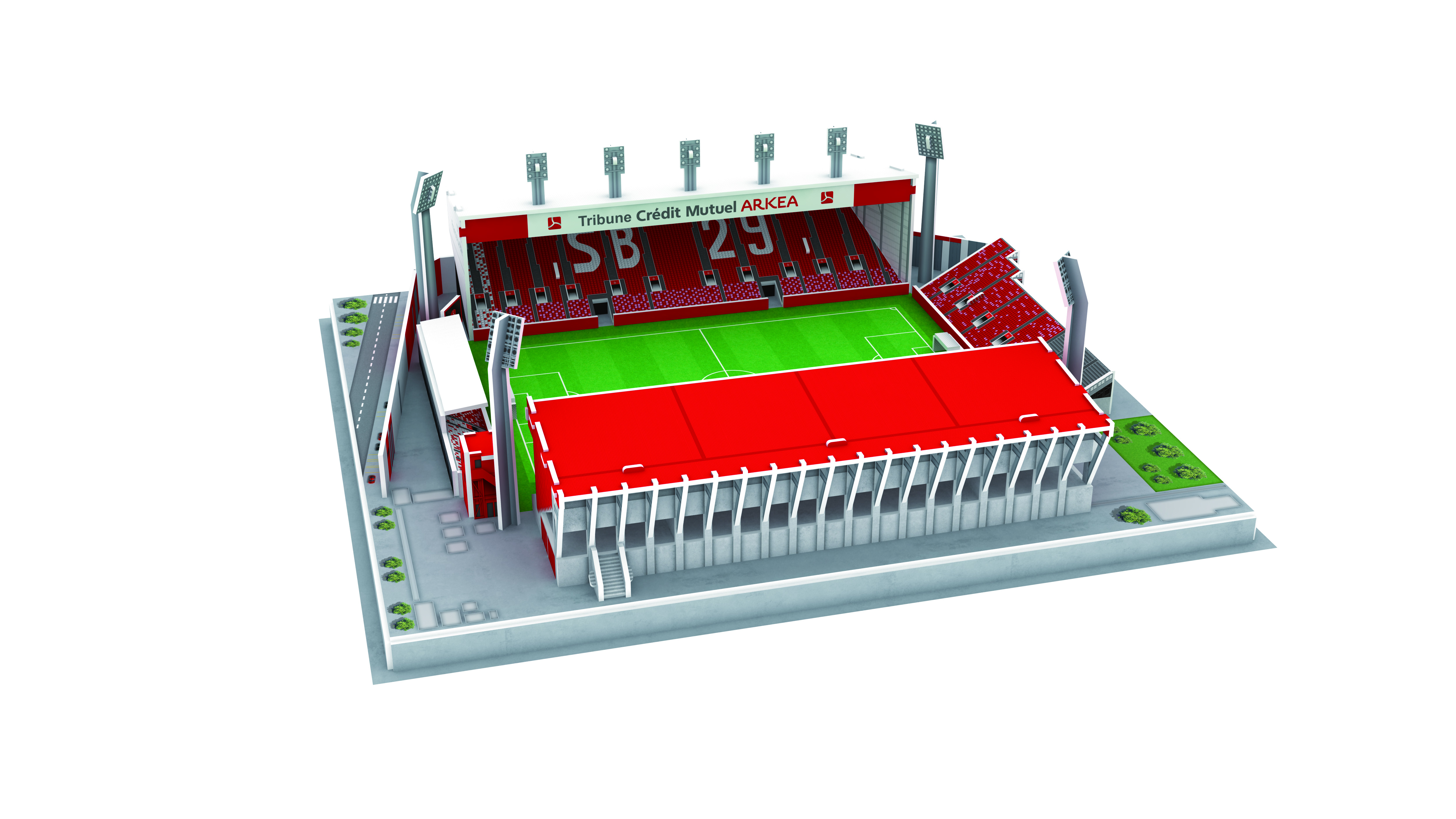 Puzzle 3D Stade Brestois